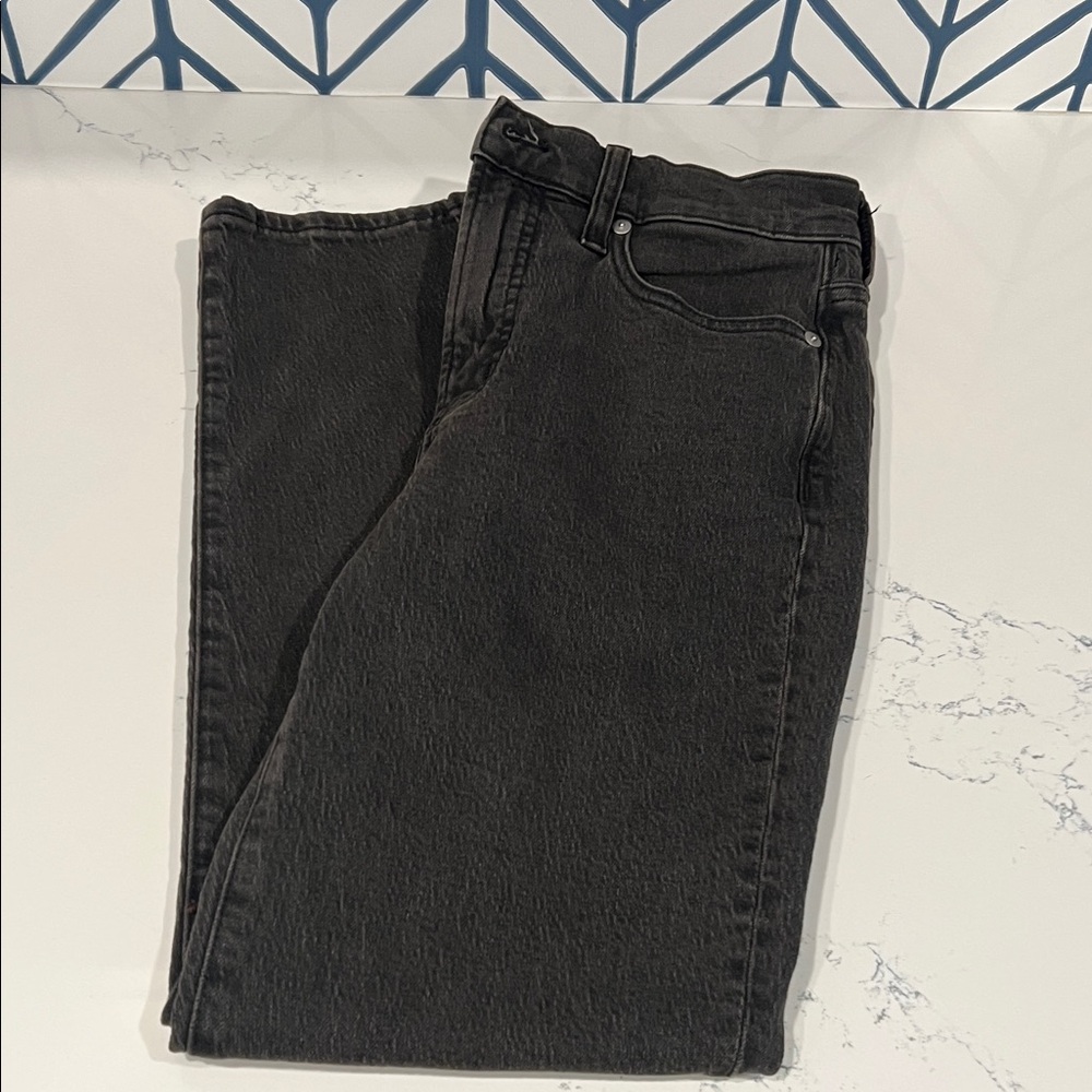 Madewell Charcoal Denim Pants